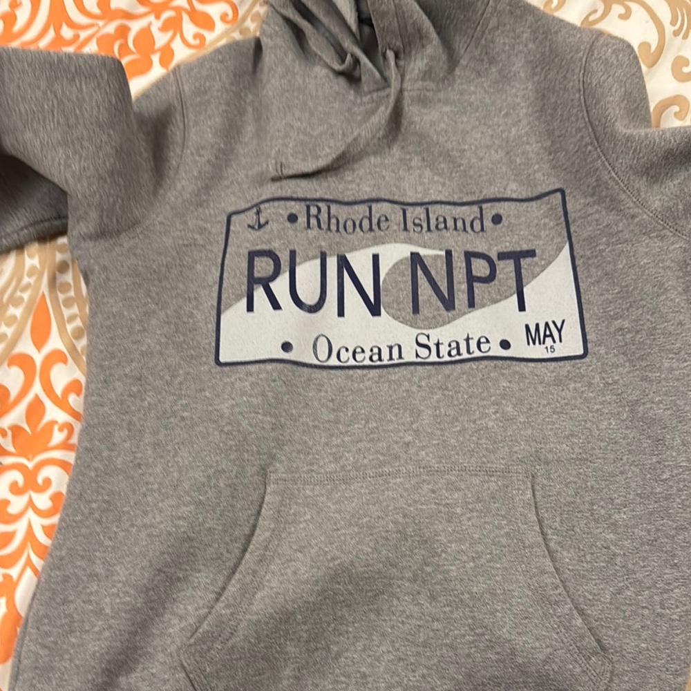 Gray Rhode Island Run NPT Hoodie